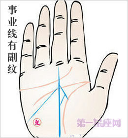 事业线有副纹有什么影响？