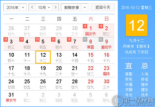 时辰吉凶