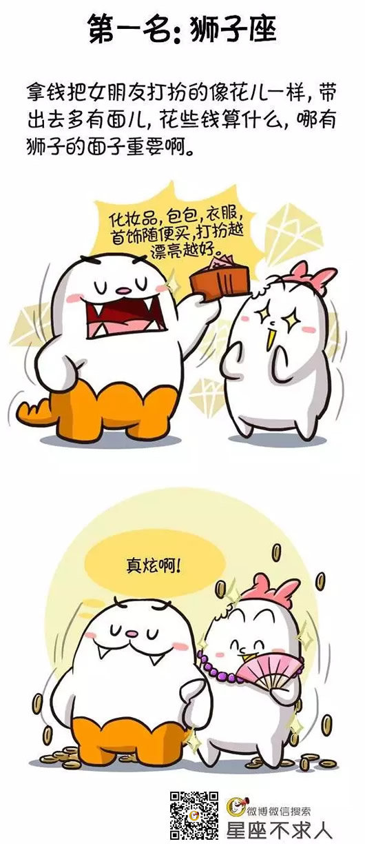 第一名：狮子座