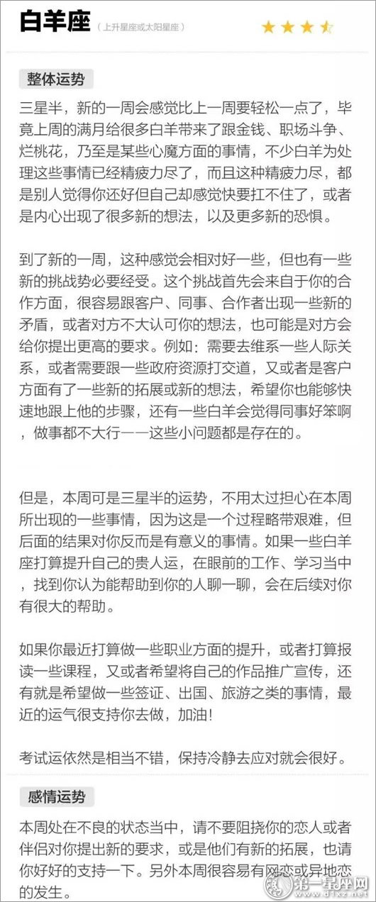 白羊座